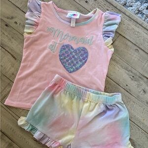 Mermaid Pajama Set - Pink and Pastel